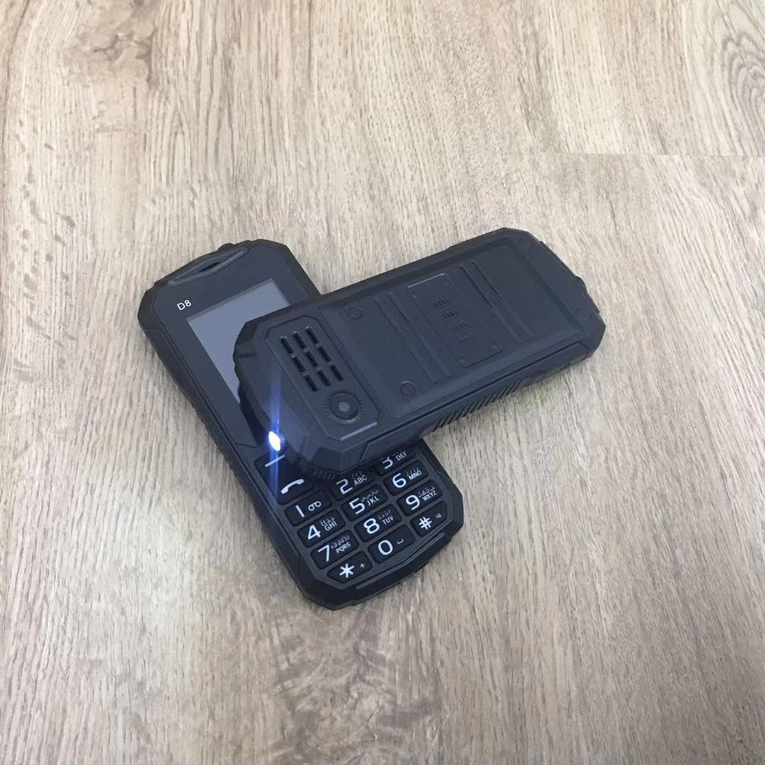 (BLACK)LAND ROVER D8 DUAL-SIM BASIC PHONE IMPORT REFURBISHED